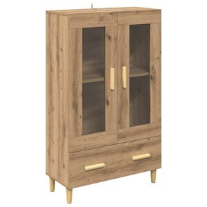 vidaXL Haut Armoire Chêne artisanal 70 x 31 x 115 cm Bois d'ingénierie