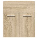 vidaXL Armoire lavabo de salle de bain chêne sonoma 41x38 5x46 cm