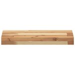 vidaXL Étagères flottantes 3 Pièces 40x20x4 cm acacia massif à l'huile