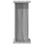 vidaXL Support de Plante Sonoma gris 25 x 25 5 x 60 5 cm