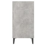 vidaXL Buffet gris béton 57x35x70 cm bois d'ingénierie