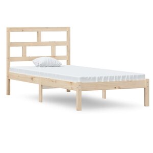vidaXL Cadre de lit sans matelas bois massif