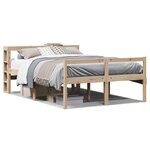 vidaXL Lit pour personne âgée et tête de lit 120x190cm bois pin massif