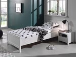 ERIK lit simple + sommier + chevet