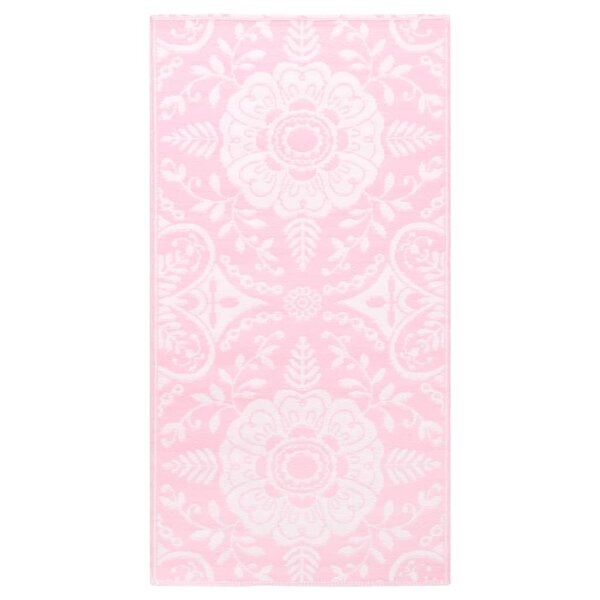 vidaXL Tapis d'extérieur Rose 120x180 cm PP