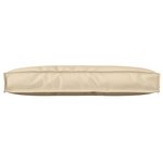 vidaXL Coussin de palette beige 80x40x12 cm en tissu Oxford