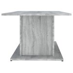 vidaXL Table basse Sonoma gris 102x55 5x40 cm Bois d'ingénierie