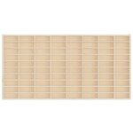 vidaXL Vitrine de collection en bois avec 80 compartiments