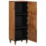 vidaXL Buffet Marron 40 x 33.5 x 110 cm Bois de manguier massif