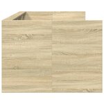 vidaXL Lit de jour et tiroirs chêne sonoma 100x200 cm bois ingénierie