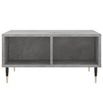 vidaXL Table basse gris béton 60x60x30 cm bois d'ingénierie