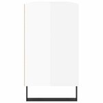 vidaXL Armoire de salle de bain blanc brillant 80x33x60 cm