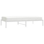 vidaXL Cadre de lit métal sans matelas blanc 100x190 cm