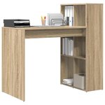 vidaXL Bureau Chêne Sonoma 108 x 55 x 103.5 cm Bois d'ingénierie
