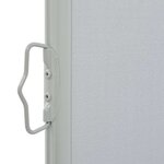 vidaXL Auvent latéral rétractable de patio 100 x 300 cm Gris
