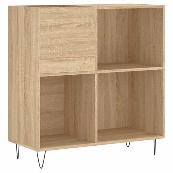 vidaXL Armoire à disques chêne sonoma 84 5x38x89 cm bois d'ingénierie