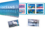 Carnet de 12 timbres - Océans - Lettre verte