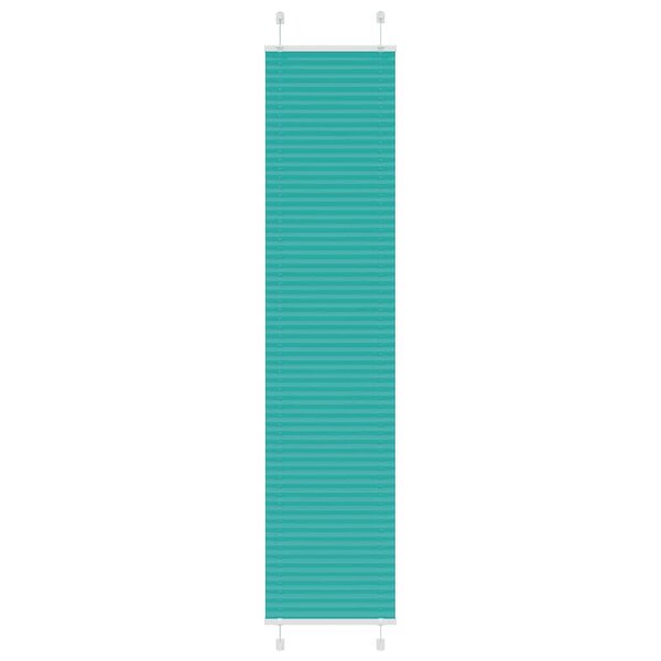 vidaXL Store plissé vert pétrole 50x200 cm largeur du tissu 49 4 cm