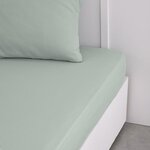 Drap housse - 140 x 190 cm uni - Celadon