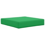 vidaXL Coussin de canapé d'extérieur 3 Pièces Vert Polyester