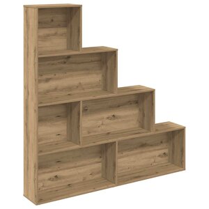 vidaXL Bibliothèque chêne artisanal 157x24x160 cm bois d'ingénierie