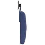 vidaXL Tête de lit suspendue Bleu police Velours