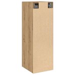vidaXL Meubles TV 2 Pièces chêne artisanal 30 5x30x90cm bois d'ingénierie
