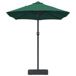 vidaXL Parasol de jardin Vert 385 x 209 x 244 cm tissu