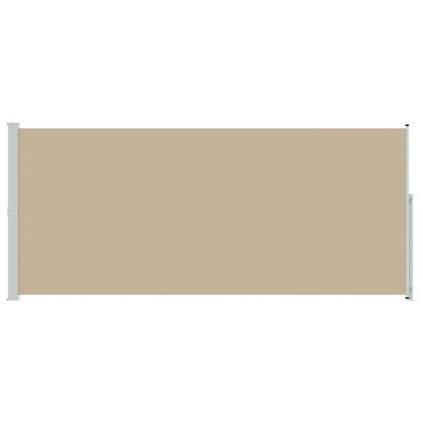 vidaXL Store latéral rétractable 200 x 500 cm 100  polyester fer acier