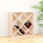 vidaXL Armoire à vin 62x25x62 cm Bois de pin massif
