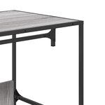 vidaXL Armoire sonoma gris 90x50x180 cm bois d'ingénierie