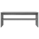 vidaXL Meuble TV Gris Sonoma 100 x 35 x 40 cm Bois d'ingénierie