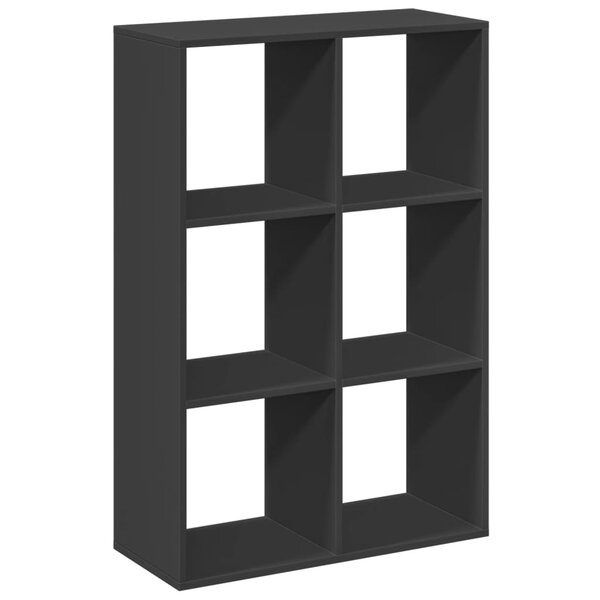 vidaXL Étagère séparatrice de pièce noir 69 5x29x103 5 cm
