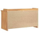 vidaXL Banc de couloir SANDNES 87x40x50 cm bois de pin massif