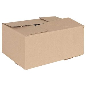 vidaXL Boîte Pliable 50 Pièces Marron 30 x 21.5 x 14 cm Carton