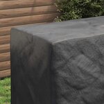 vidaXL Housse pour mobilier d'extérieur Noir 140 x 70 x 90 cm 600D
