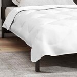 vidaXL Couettes & Duvets Blanc 155 x 200 cm Polyester