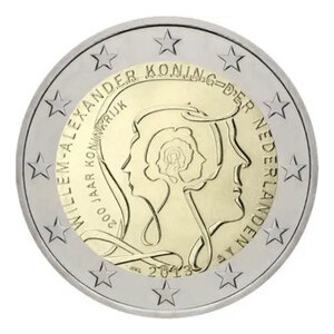 2 euros commémorative Pays-Bas 2013 - Anniversaire de la royauté.