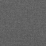vidaXL Coussin de Dos Gris foncé 45 x 24 x 50 cm tissu