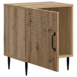 vidaXL Cabinet de chevet 2 Pièces Chêne artisanal 43 x 34 5 x 50 cm