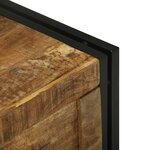vidaXL Coffre de rangement 60x40x41 cm en bois de manguier brut