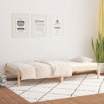 vidaXL Lit de jour sans matelas 90x200 cm bois de pin massif