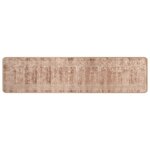 vidaXL Coureur de Tapis MARSA Blanc 50 x 300 cm Polyester et PVC