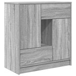 vidaXL Buffet avec tiroirs et portes sonoma gris 70 5x34x74 5 cm