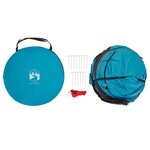 vidaXL Tente d'intimité bleu escamotable imperméable