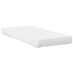 vidaXL Lit de jour avec matelas cire marron 80x200 cm bois pin massif