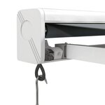 vidaXL Auvent rétractable anthracite 3x2 5 m tissu et aluminium