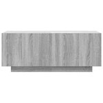vidaXL Meuble TV Sonoma gris 100x35x40 cm Bois d'ingénierie