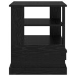 vidaXL Cabinet de chevet Chêne noir 50 x 50 x 60 cm Bois d'ingénierie