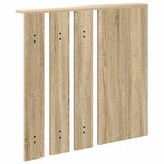 vidaXL Porte-manteau mural avec étagère Chêne sonoma 84 x 10 x 80 cm